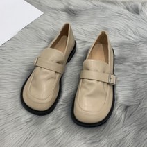여성용 도도팩토리 모던네 둥근코 버클 로퍼 단화