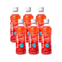 비케어드 이오틴 단백질음료 히비스커스 자몽맛, 340ml, 6개