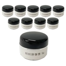 데일리프렌즈 화장품 공병 비비 원형통 5g, 투명, 10개
