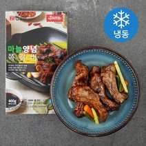 직화구이찐맛집 맛있는테이블 마늘양념 쪽갈비 (냉동), 400g, 1개