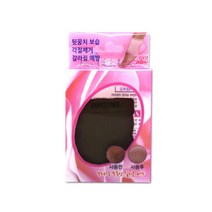 대지 실리콘 뒷꿈치 보습패드 검은색 2p, 1개