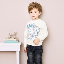 앤디애플 아동용 디노 기모 맨투맨 티셔츠