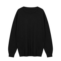 탱커스 여성용 데일리 라운드넥 니트