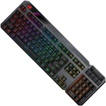 에이수스 ROG CLAYMORE II US 영문 적축 게이밍 키보드, 혼합색상, 90MP01W0-BKUA00, 일반형