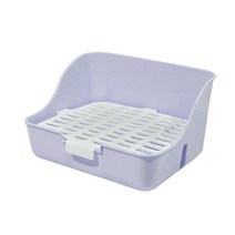 카르노코리아 파스텔 소동물 배변판 FREE, 사각블루, 1개