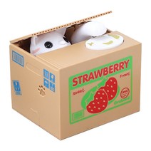 다루미 동전 훔치는 동물 저금통, 06  딸기박스, 1개