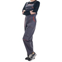 미화부장 빅사이즈 일체형 스즈끼 멜빵 작업복 점프수트, 01 회색