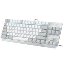 에이수스 ROG STRIX SCOPE NX TKL 게이밍 키보드 청축, 문라이트 화이트, 90MP02B8-BKUA00, 텐키리스