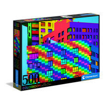 클레멘토니 컬러붐 컬렉션 건물 직소퍼즐 C35094, 혼합색상, 500피스