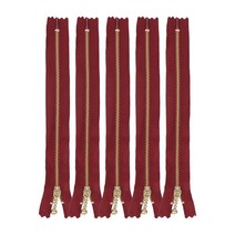 브랜드얀 YKK 베이직 메탈지퍼 30cm, 버건디, 5개