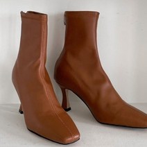 슈아 여성용 뒷지퍼 스판앵클 힐 부츠 7.5cm 1888