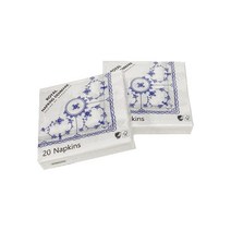 로얄 블루플로티드 장식 냅킨 20p, 커피, 2개
