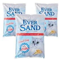 에버샌드 벤토나이트 고양이모래 멀티캣 무향, 6kg, 3개