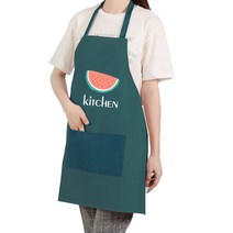 Itemtrade 심플한 주머니앞치마, 07 녹색 수박, 1개