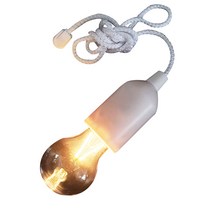 정글스튜디오 건전지형 LED 조명 전구 투명 주황색 광, 1개