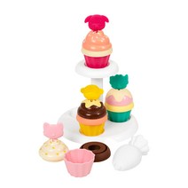 스킵합 유아용 장난감 컵케이크 만들기 놀이 9H012810, 혼합색상