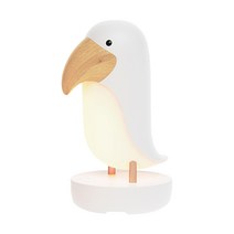 무아스 버드 무선 무드등 스피커, 102368, 화이트