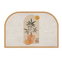 거실인테리어 입구도어 흙발매트 카페트 가로형, 여름 맑은 하늘