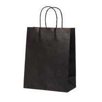 기본 쇼핑백 종이가방 선물, 07 블랙 대형, 10개