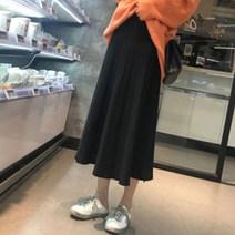겟잇블루 패션 레볼루션 하이 탑 니트 플리츠 임부복 스커트