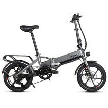 모토벨로 DUAL 7단 접이식 전기자전거 350W 8.8Ah T5, 티탄 그레이, 알루미늄