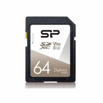 [렉사uhs 2] 실리콘파워 SDXC UHS-2 메모리카드 U3 V90, 64GB