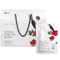 부림농산 자연의 선물 자색당근 석류 콜라겐 주스 NFC착즙, 80ml, 30개