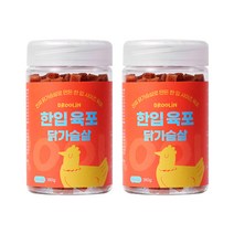 드룰린 강아지 한입육포 180g, 2개, 닭고기맛