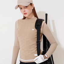 헤지스골프 여성용 헤리아토 하이브리드 긴팔 카라 니트