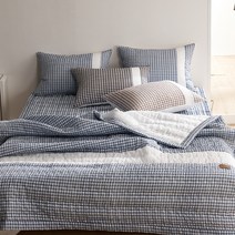 블랑뷰 로라 시어서커 여름이불, 블루