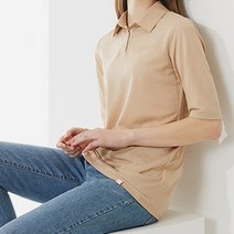 마모트 여성용 올데이 오픈카라 반팔 티셔츠 MA21SSH10W
