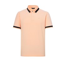 헤지스골프 남성용 PREMIUM TEXTURE 빗살 조직 반팔 카라 티셔츠