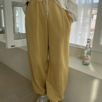 여성용 파렌트 조거 밴딩 팬츠