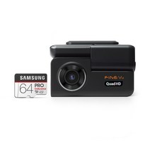 파인뷰 QHD/FHD 2채널 블랙박스 GX303 + 출장장착쿠폰, 64GB, FineVu GX303