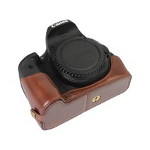 가온누리 캐논 카메라 가죽 케이스 다크 브라운, EOS 760D 750D, 1개