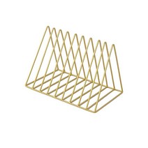 아옴 북유럽풍 삼각 북 스탠드 책꽂이, 골드