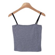 배색 여성용 두줄 끈 나시 NS572K25