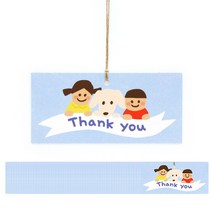 땡큐 프렌즈 택, 혼합색상, 100개