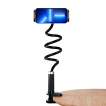 ESR 휴대폰 태블릿 자바라 크래들 그립 거치대, 블랙, 1개