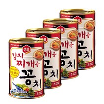 샘표 김치찌개 전용 꽁치 통조림, 400g, 4개