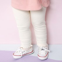 밀크마일 여아용 굿슈슈 골지 프릴 레깅스