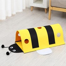 큐러스펫 고양이 숨숨집 터널, 혼합색상, 1개