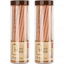 누즈 우드 육각 연필 드로잉 30p, 2B, 2개