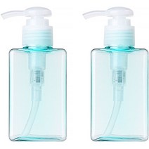 지앤와이 로션 펌프 공병 100ml, 블루, 2개
