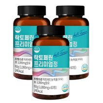 웰리즈 락토페린 프리미엄 60g, 60정, 3개