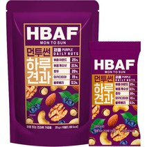 HBAF 하루견과 먼투썬 퍼플, 20g, 10개