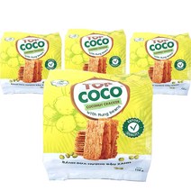 탑 코코 코코넛 크래커 녹두맛 10p, 150g, 4개