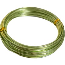 수공예 컬러 철사 2mm, 41 연두, 1개