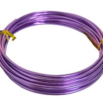 수공예 컬러 철사 3mm, 77 바이올렛, 1개