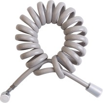 아쿠아듀오 물때X꼬임방지 스프링 샤워기호스 3M + 스패너, 1개, 그레이